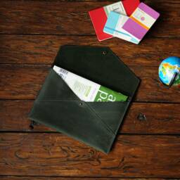 Personalized Leather Document Folder A4, Teacher Portfolio, Coworker Gift