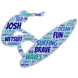 Personalised Surfer Unframed Print, Surfing Fitness Print - thumbnail 2