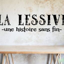 Laundry Room French Quote Wall Decal La Lessive Vinyl Sticker - thumbnail 2
