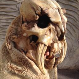Barbarian Skull Helmet Conan Style Mask, Halloween Costume Prop - thumbnail 2