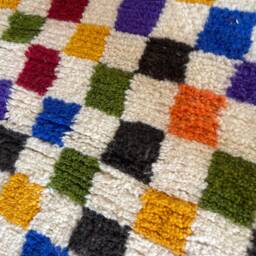 Handmade Moroccan Wool Rug - Authentic Moroccan Rugs 8x10 Unique Artisan Home Decor Accent - thumbnail 2