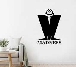 Madness Vinyl Wall Transfer Sticker Decal Rock Band Music - thumbnail 1