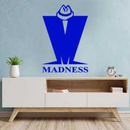 Madness Vinyl Wall Transfer Sticker Decal Rock Band Music - thumbnail 3