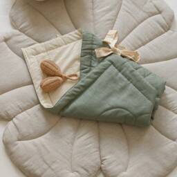 "Linen Flower Mat ""Sandy Lily" - thumbnail 2