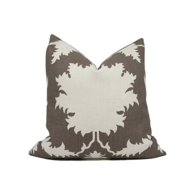 Mary Mcdonald For Schumacher - Garden Of Persia Bittersweet Graphic Persian Inspired Designer Cushion Cover Handmade Throw Pillow - image 1