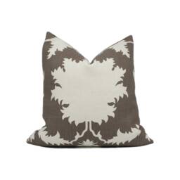 Mary Mcdonald For Schumacher - Garden Of Persia Bittersweet Graphic Persian Inspired Designer Cushion Cover Handmade Throw Pillow - thumbnail 1