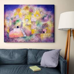 Paul Klee Oriental Garden Print - Abstract Art, Framed Canvas Or Rolled - thumbnail 2