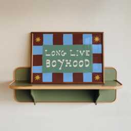 Nursery Wall Art Print, Boys Room Decor, Long Live Boyhood Horizontal Kids Prints, Landscape - thumbnail 3