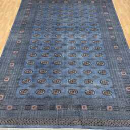 10x14 Gray Color Bokhara Rug - 3.00x4.30 cm Kitchen Woolen Living Room Hand Knotted Wall Turkish - thumbnail 2