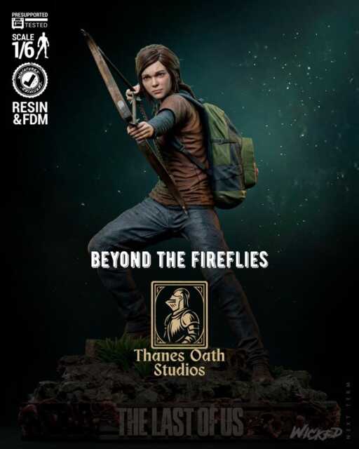 Beyond The Fireflies - Zombie Apocalypse Survivor Ellie Resin Figure 16K - image 1