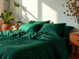 Emerald Sateen Duvet Cover 1 Duvet Cotton Satin Comforter Set