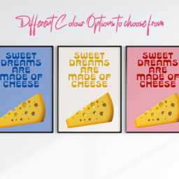 Home Decor, Kitchen Wall Art, Lyrics Poster, Cheese Print, Funny Art Poster Artwork, Unique Gift Idea, Mad - thumbnail 2
