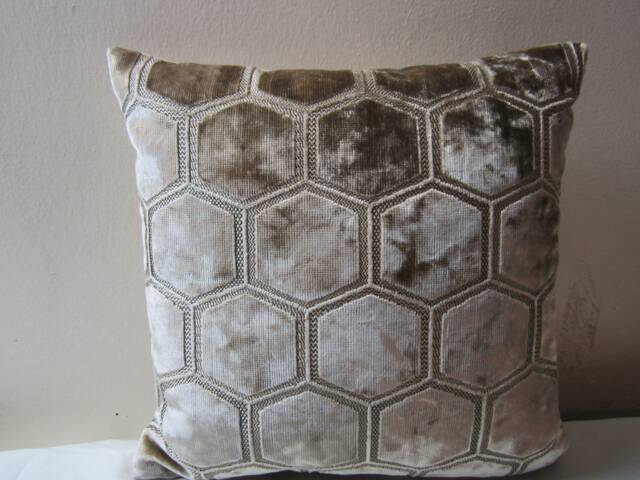 Designers Guild Fabric Manipur Natural Cushion Cover/Pillow Cover - image 1