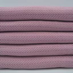 "Violet Color Blanket, Herringbone Throw, Bed Rug, Sofa Cover, Turkish Blanket, 75""x91" - thumbnail 3