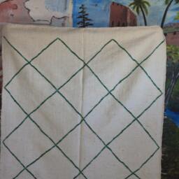 Authentic Moroccan Rug, Custom Fabulous Boujad Azilal Rug, White Carpet, Handmade Kilim Bohemian Rug - thumbnail 2