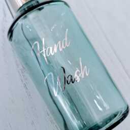 Aqua Marine Glass Soap Dispenser - thumbnail 3
