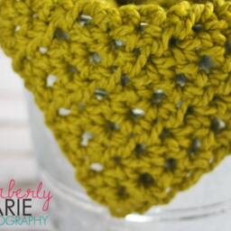 Chunky Lemongrass Newborn Baby Blanket Photo Prop - thumbnail 2