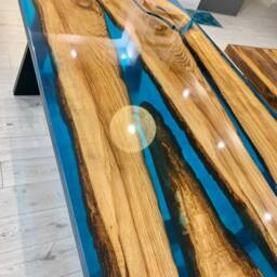 Custom Made Epoxy Dining Table 180x90cm Handmade - thumbnail 3