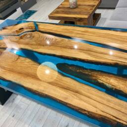 Custom Made Epoxy Dining Table 180x90cm Handmade - thumbnail 4