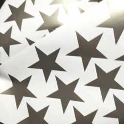 Silver Star Stickers - Silver Wall Stars, Sticker Decoration, Nursery Decor, Kids Space Magic Bedroom, Home Decor Removable Vinyl Stars - thumbnail 2
