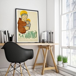 Original Portuguese Saint Anthony Wall Art Printing Poster Illustration Print Drawings Graphic Design Work Home Decor - thumbnail 2