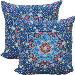 Mediterranean Inspired Cushion Covers - Decorative Cover Pillow Colourful Birthday Housewarming Gift - thumbnail 3
