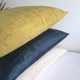 Chartreuse Velvet Cushion Or Cover. Lime Cushion. Green Luxury Texture UK Made - thumbnail 2