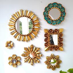 "Peruvian Mirrors ""Turquoise Sun"