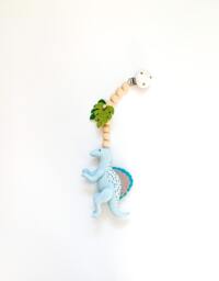 Dinosaur Stroller Toy, Dinosaur Mobile, Accessories, Montessori Toys, Pram Nobile, Baby Shower Gift - thumbnail 1