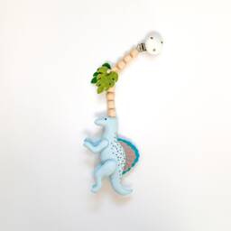 Dinosaur Stroller Toy, Dinosaur Mobile, Accessories, Montessori Toys, Pram Nobile, Baby Shower Gift - thumbnail 4