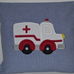Ambulance Cushion, Children's Ambulance Emergency Vehicle Rescue Cushion With Car Design - thumbnail 2