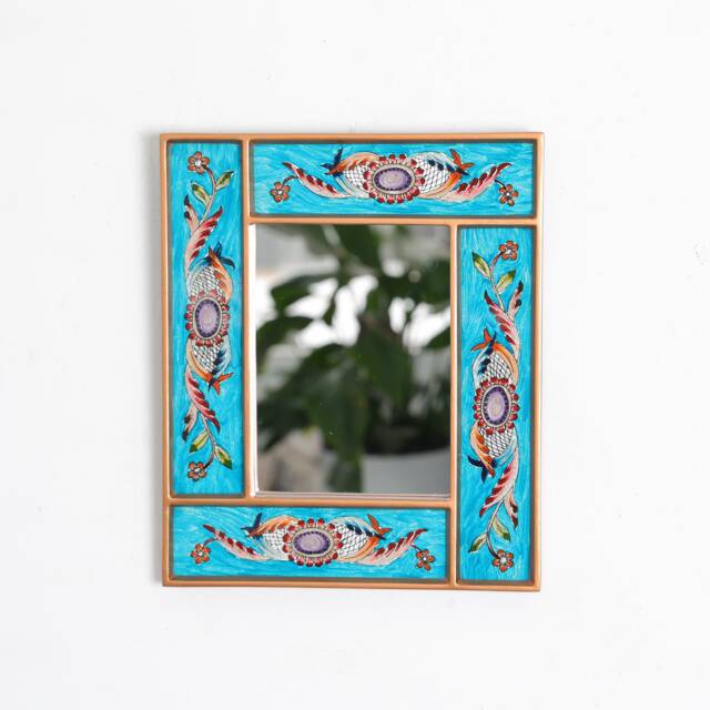"Peruvian Mirrors ""Colonial Turquoise" - image 1