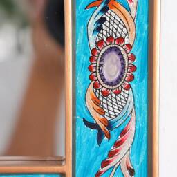 "Peruvian Mirrors ""Colonial Turquoise" - thumbnail 4