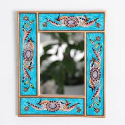 "Peruvian Mirrors ""Colonial Turquoise" - thumbnail 3