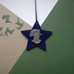 Napoleon Bonaparte Christmas Decoration - Military Ornament Historical Handmade - thumbnail 3