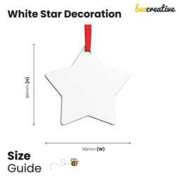 Personalised Star Christmas Bauble Teacher, Teaching Assistant Nursery Xmas Gift, Acrylic Ornament, Gift Teacher With Red Bag - thumbnail 2
