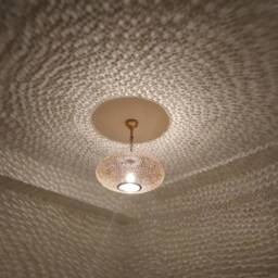 Moroccan Pendant Light Handmade Brass Hanging Lamp, Home Decor Lighting - thumbnail 2