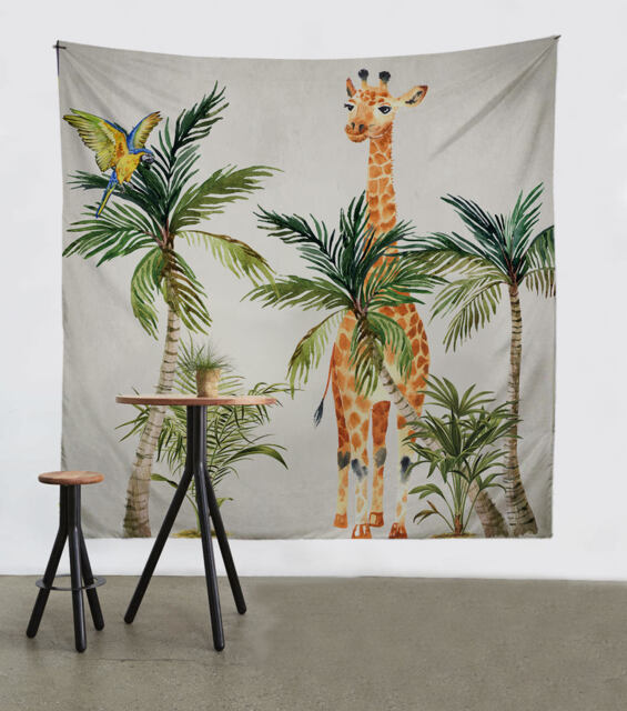 Jungle Art - Wall Tapestry Tapestry Exotic Hangings Wanderlust Bohemian Home Decor Dorm T#47 - image 1