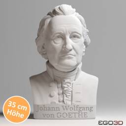Johann Wolfgang Von Goethe 35 cm Bust - Busts With Personality - thumbnail 1