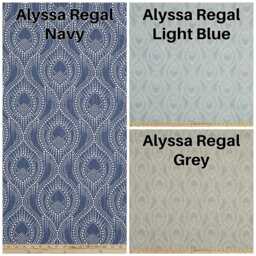 Elasticized Round Bar Stool Cover - Fabric Alyssa Regal Slub Canvas - thumbnail 2