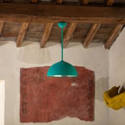 Yellow Velvet Pendant Lamp, Hanging Chandelier For Living Room Bedroom Or Office, Restaurant Lighting - thumbnail 3