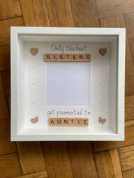 Auntie Frame, Best Sister Gift, Aunty Gift For Sister, Birthday - thumbnail 1