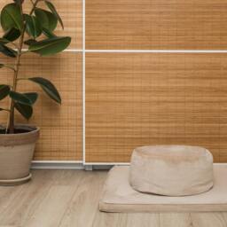 Beige Meditation Set - Timeless Zafu & Zabuton Velvet Floor Cushion Duo, Made in Eu Organic Buckwheat Hull Inside - thumbnail 3