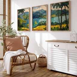 Set Of 3 Costa Rica Posters, Central America Travel Prints, Wall Art, Landscape Decor, Gift, Adventure Prints - thumbnail 3