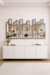 Modern Large Wall Skyline Mirror - thumbnail 1