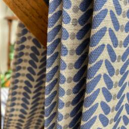 Sample Only - Curtains Made To Measure? Just Need Pole Length & Drop Quote Night Blue Sw Linen - thumbnail 2