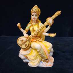 Saraswati Statue 5.5 - thumbnail 4