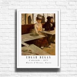 Edgar Degas L'absinthe Print Classic Fine Art Reproduction - thumbnail 3
