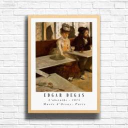 Edgar Degas L'absinthe Print Classic Fine Art Reproduction - thumbnail 2