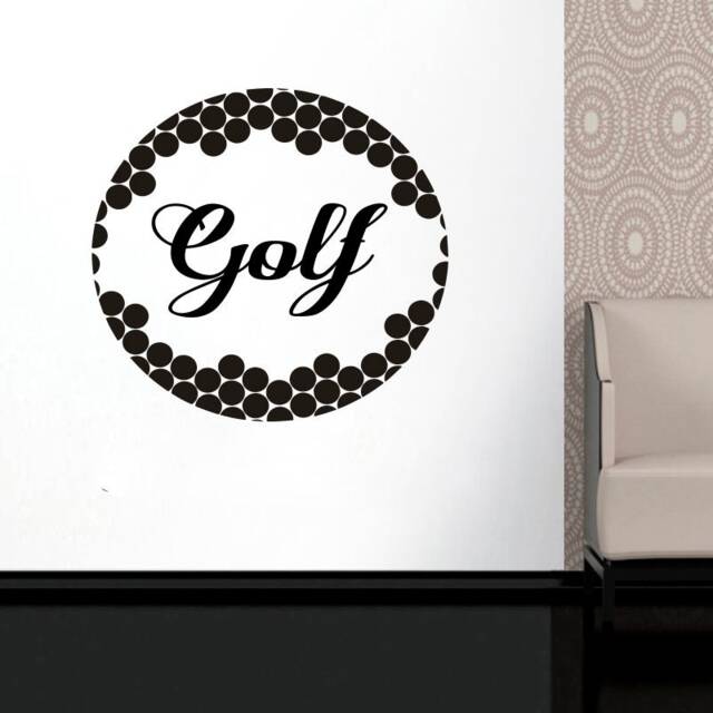 Golf Wall Decal Removable Vinyl Ball Decor 2275 - image 1